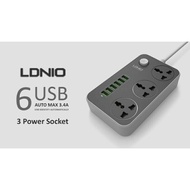 LDNIO 3.4A power socket 6 usb port plug