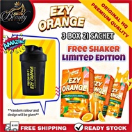 EZY ORANGE Combo 3 Kotak | Free Premium Shaker Black Limited Edition | Aysha Alam | EzOren