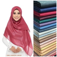 Tudung Bawal Cornskin Shimmering Bidang 55