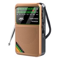 Battery Operated Radio FM AM SW Radio Type-C Rechargeable Transistor Radio with HD Display Screen Po