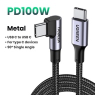 UGREEN USB Type C to USB C PD 100W Charge Data Transfe Cable Nylon Braided for iPhone 16 15 Pro Max