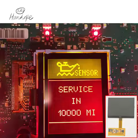 For Audi TT Year 1998-2006 LCD Display Dark Background Color TOP QUALITY VW Audi LCD Screen