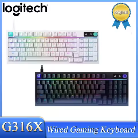 G316X Wired Mechanical Keyboard 98-Key Flash Escape Dragon 8K Customizable Layout Hot-Swappable DIY 