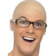 Unisex Latex Bald Wig Hair Cap Snood Mesh Stretch Halloween H2G4 X1X0