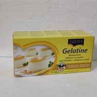 Gelita Gelatine Leaf / Gelatine Sheet / Gelatine Sheet 1 box (1kg)