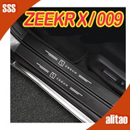 ZEEKR X car transparent threshold strip sticker ZEEKR 009 welcome pedal protection sticker ZEEKR car