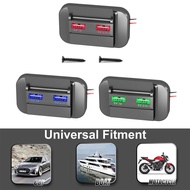 Dual USB Ports Quick Charge PD Type C Car Bus Charger Power USB 12V/24V Socket Adapter R1Q1 Panel