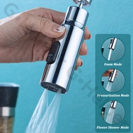 Flexible Shower Head 3 Modes 360 Degrees High Pressure Swivel Water Faucet Replacement For Kitchen