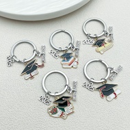 2025 Graduation Keychain Diploma & Mortar Board Design Graduation Gift Meaningful Graduation Keepsak