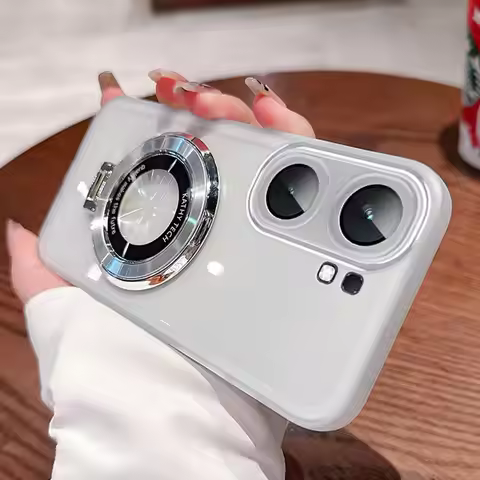 Ring Holder Magnetic Case For IQOO Neo9 Case For Vivo iqoo neo9 pro Shockproof Cover For Vivo Y18 Y2