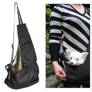 Large Size Black Oxford Cloth Sling Pet Dog Cat Carrier Tote Single Shoulder Bag