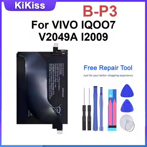 B-P3 Batteries For VIVO IQOO 7 V2049A I2009 Replacement Mobile Phone Battery