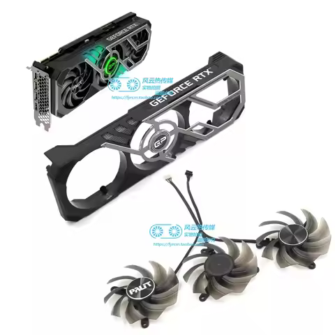 Custom GPU Cooler Heatsink Fan Kit, Compatible with Palit NVIDIA RTX 3060 Ti 3070 3080 3080 Ti 3090 