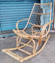 Rattan Rocking Chair Twin Armed Cane | Kerusi Rotan Goyang | Rotan Mantang