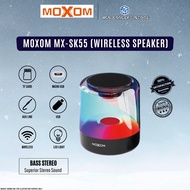 MOXOM MX-SK55 LED Super Power Wireless Speaker Bluetooth Transparent TWS Hi-Fi