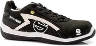SPARCO 0751645NRGR Safety Shoes, SPORT EVO S3, Size 45, Color: Black/Gray