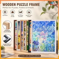 1000 pieces of puzzle photo frames 50x75/38*53/26*38cm in multiple colors, paired with a new three-d