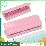 [hIkAi] Metal 6-Hole Punch-Adjustable, for A4/A5/A6 Paper, 6-Ring Binder Hole Puncher, Includes Non-