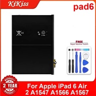 Tablet Battery pad6 For Apple iPad 6 Air 2 A1547 A1566 A1567 High-Performance Batteries