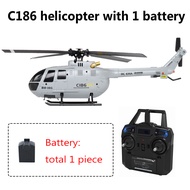 [shaoy] C186 Pro RC Helicopter for Adults 2.4G 4 Channel BO105 Scale with Automatic Stabilization Sy