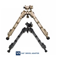 V9 Tripod Metal Bipod Joint Converter 20mm Rail Adjustable And Lockable  Bipod