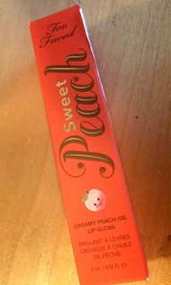 💋現貨-美國Too faced Sweet Peach creamy oil lip gloss