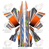 Yamaha F1ZR 2004 Orange Motorcycle Striping