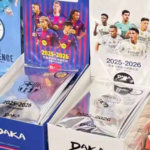 2025-2026 Daka Ronaldo Messi Yamal Mbappe Roberto Baggio Football Collection Card Real Madrid Barcel