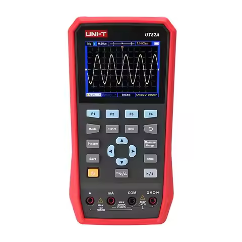 UNI-T UT82A/B/C/D Oscilloscope Multimeter 50MHz 100MHz 2CH 250MSa/s 500MSa/s True RMS Signal Generat