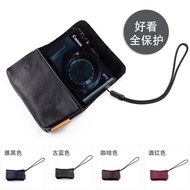 Retro Camera Bag Suitable For Canon G7X G7X2 G7X3 G9X G9X2 Case SX740 Leather Cute