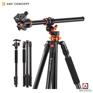 Camera Tripod - Tripod & Monopod 2in1 K&F Concept T254A7+ BH-28L - KF09.119 - Height 230cm Supports 
