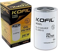 KOFIL FL2124S Oil Filter, Fits 2011-2022 F250 F350 F450 F550 F600 F650 F750 Super Duty 6.7L Power St