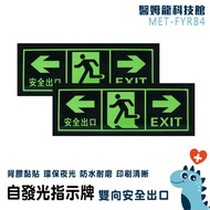 [Yimlong] Power-Free Self-Luminous Safe Exit Sign Emergency Escape Evacuation PSE34 Signage Luminous