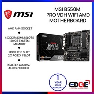 EDGE | MSI B550M Pro VDH WIFI mATX AMD Motherboard