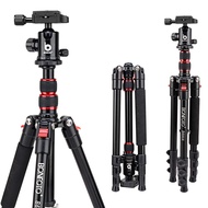 B690A Camera Tripod for Travel,Lightweight Aluminum Portable DSLR Tripod with 360 Degree Ball Head a