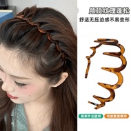 TOC8 Resin Headband 2024 Tali Rambut Resin Muka Cuci Tali Punggang Tinggi Mahkota Kepala Wanita TOC8