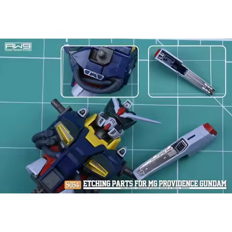 MADWORKS S54 Metal Etched Parts & Decal Details - Upgrade Add-on for MG 1/100 Gundam PROVIDENCE Mode