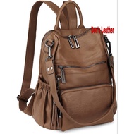 High quality original genuine leather women's backpack, genuine leather backpack.DL71