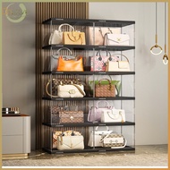 Bag display cabinet Bag storage artifact, household wardrobe storage, dustproof organization, storag