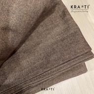 Krafti - Sofa Blanket Travel Blanket/ Semi-Wool Blanket/