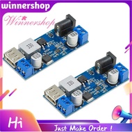 DC 6V 9V 12V 24V to DC 5V 5A  Converter Module,9-36V  to USB 5V Transformer Dual Output Voltage Regu