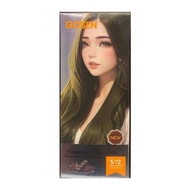 Gosen permanent color cream โกเซ็น (สีช็อคโกแลต) ปิดผมขาวสนิท ไม่แสบ ไม่ฉุน 100มล. แชมพูผิดผมขาว