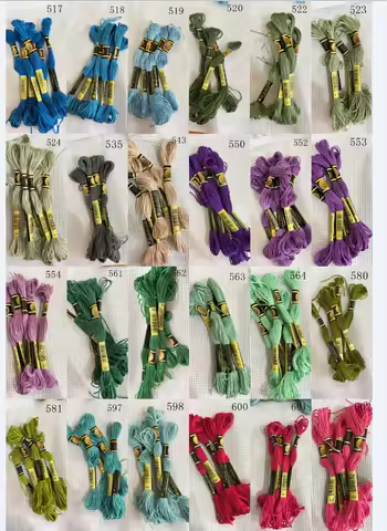 CXC Threads Two Labels Rose To Me 10 Pieces Cross Stitch Threads Cross Stitch Embroidery Thread Cust
