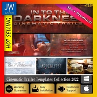 37 Premium Cinematic Trailer Templates Collection 2022 + Tutorial for After Effects Volume 1 (Crazy 