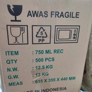 Diskon 1 Dus Thinwall Dm 750Ml Food Container Persegi Panjang Food