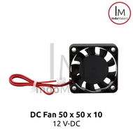 DC Mini Cooling Fan 5010 12V for 3D Printer 2-pin Computer/