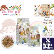 [750g / 2kg] Witte Molen Puur Budgie Parrot Bird Food Diet
