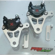 HITAM Ktc Caliper plus Bracket 125z mx king vixion new mx lama 200mm Black Gray