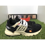 High-quality Off White x NK Air Presto OW Destruction OW Processing Fishbone Stitched Sports Shoes Men's Women's Shoes