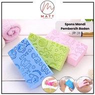 MATT Bath Sponge Daki Sponge Foam Sponge Dirt Remover Body Foot Cleaner Scrubber Bath Soap